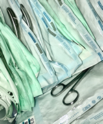 Sterilisierte und verpackte Instrumente